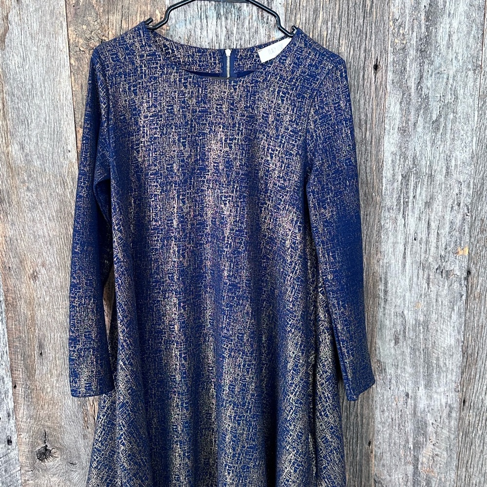 Peach Love California Black and Gold Dress